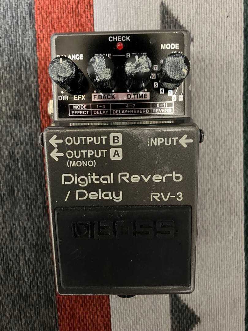 Boss Digital Reverb/Delay RV-3 エフェクター