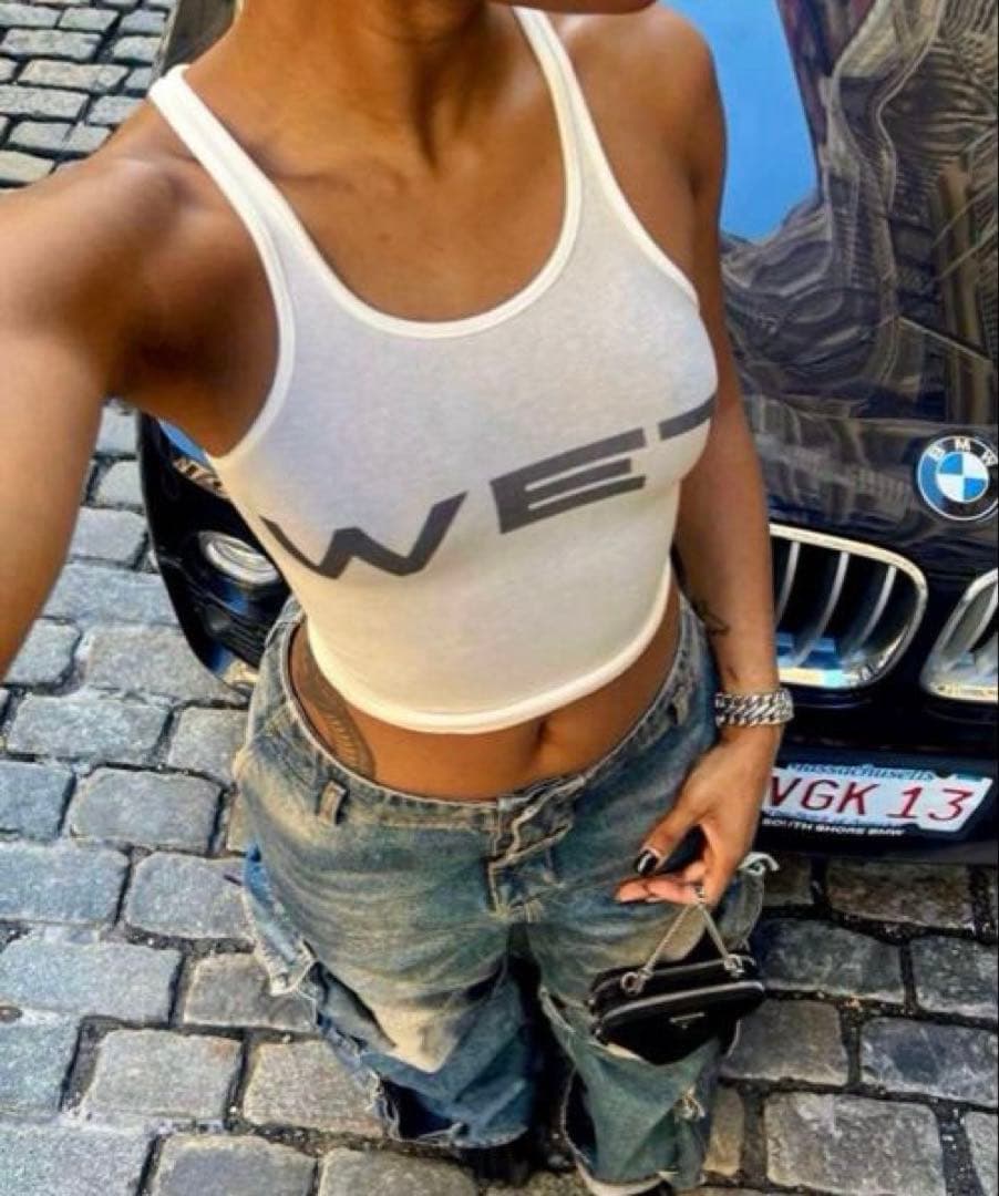 YZY Mowalola WET TANK サイズ1