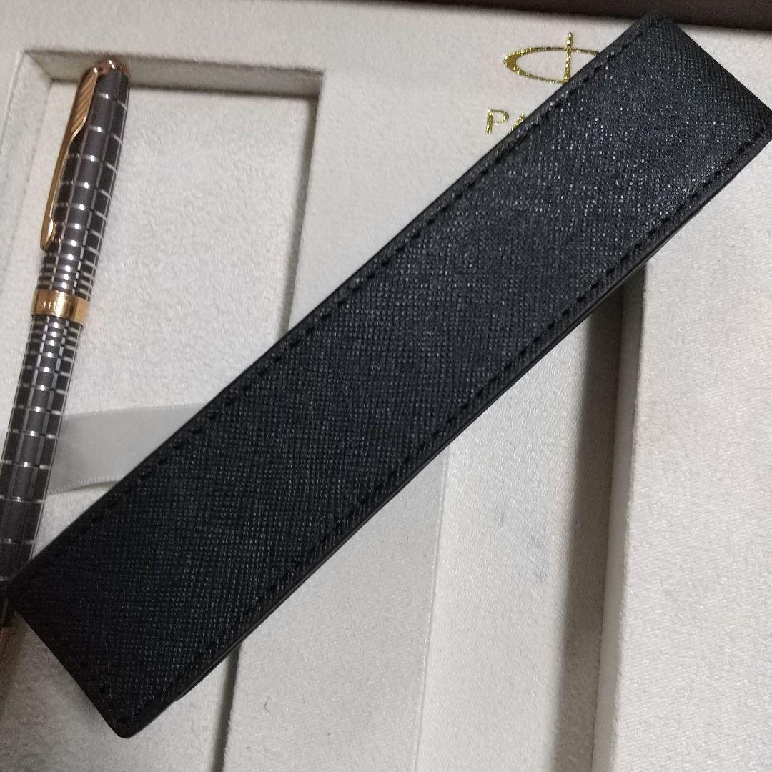 美品 PARKER パーカー ソネットオリジナル レザーペンケースセット