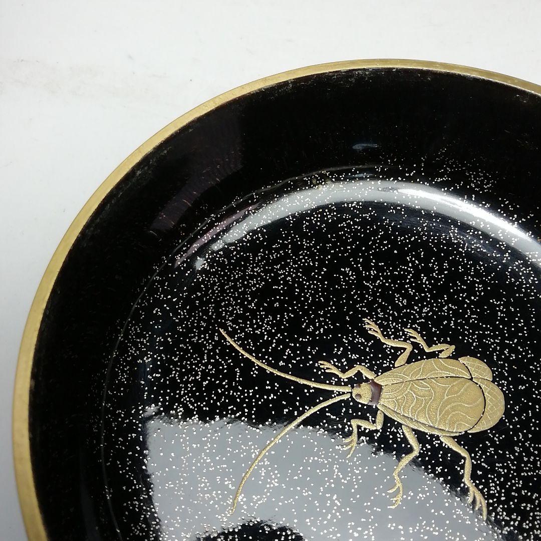 Ｓ７１６　棗　『秋の宵』『月に秋草　内鈴虫蒔絵』『志路川作』　共箱　茶道具