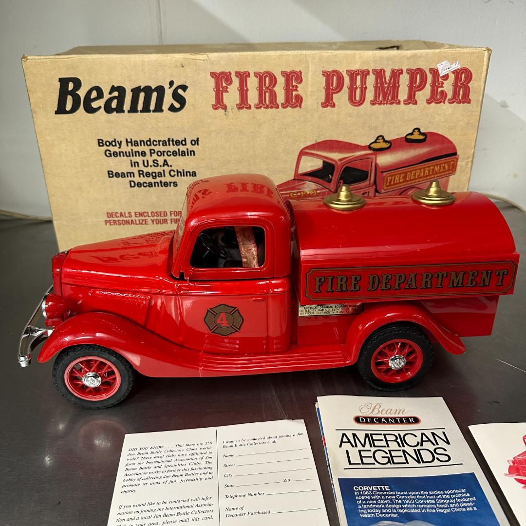 Jim Beam ファイヤーパンパー 消防車 Regal China製 箱付き