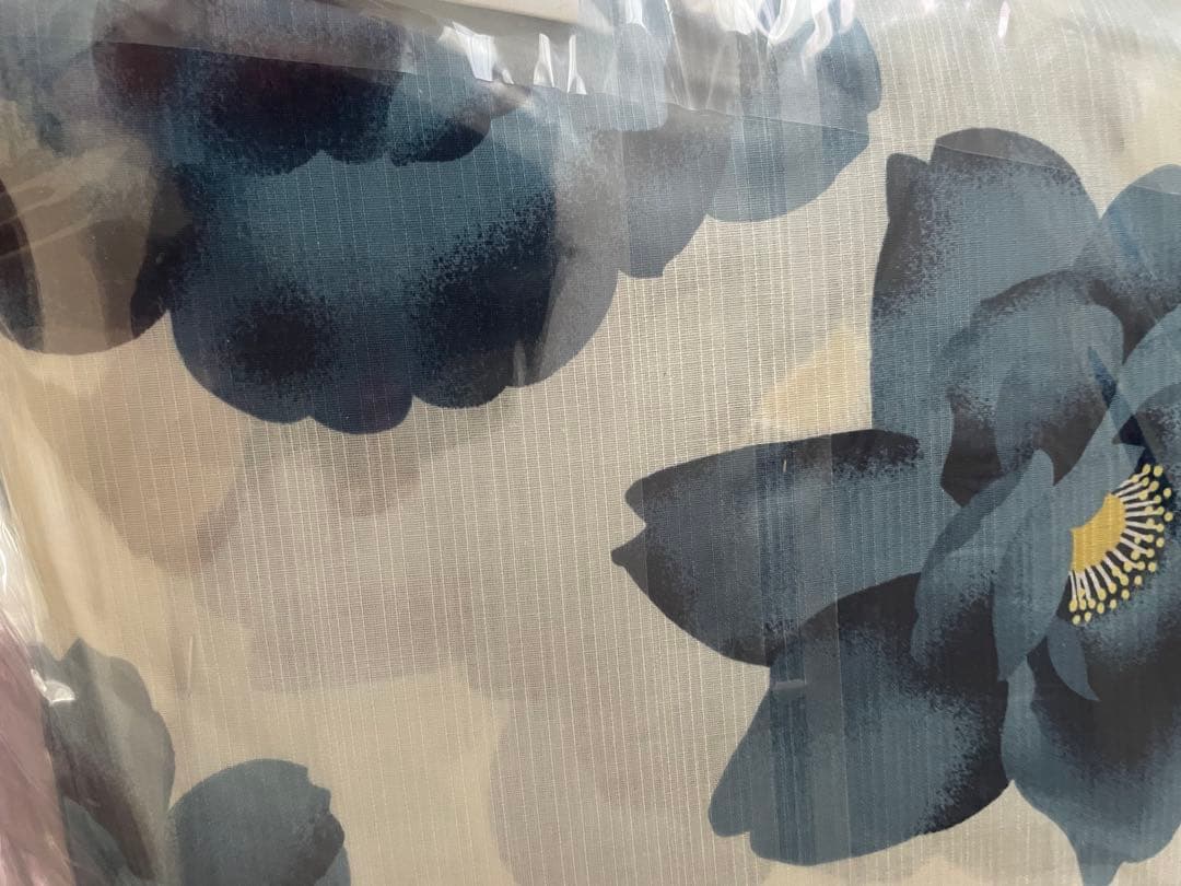 2025湊色の幻想牡丹 Dita 浴衣 青 5点セット　一人で着られる浴衣