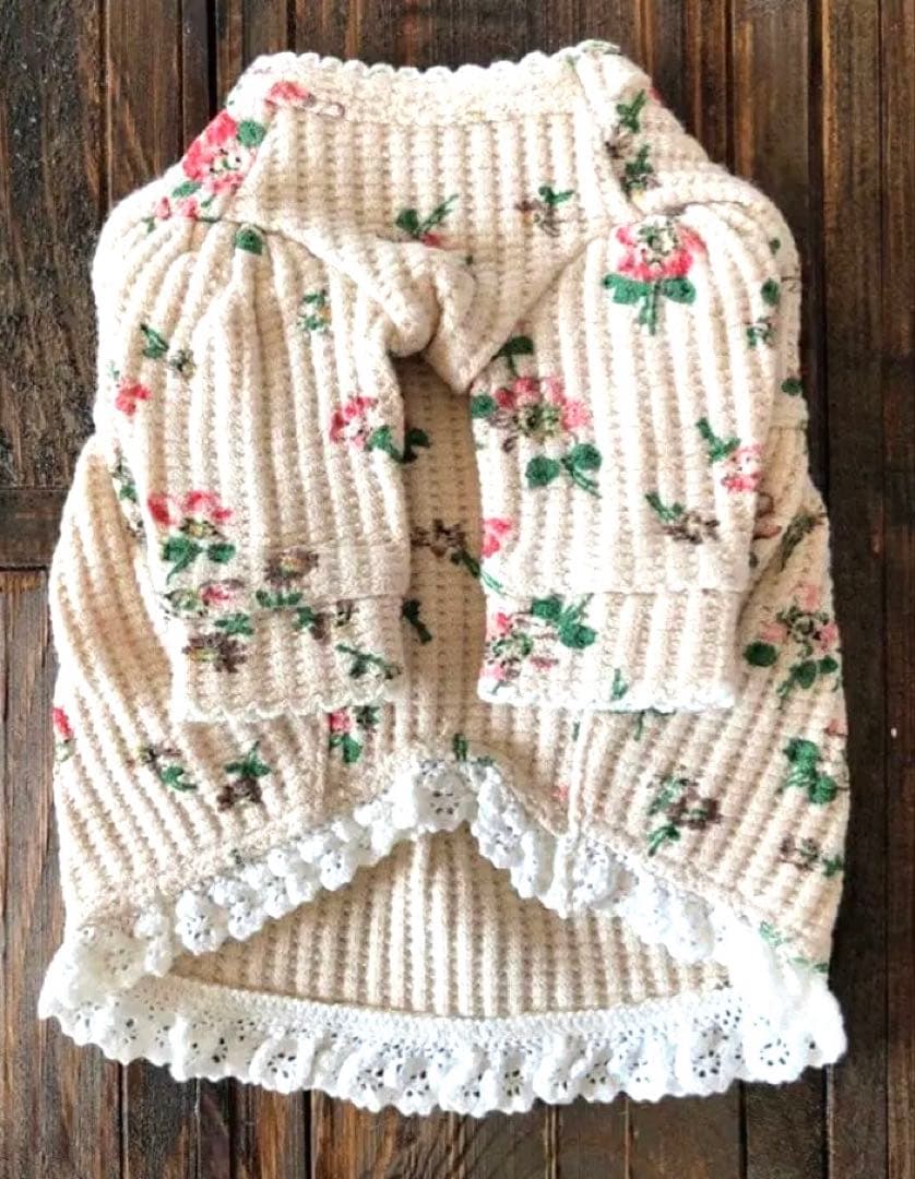 アトリエgg ワッフルワンピース18 花柄ワンピース❤︎