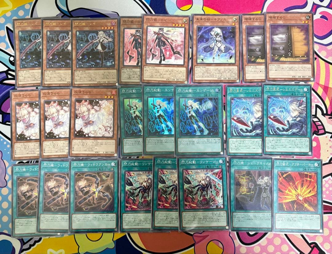 【遊戯王】閃刀姫デッキ【閃刀姫スリーブ付き】