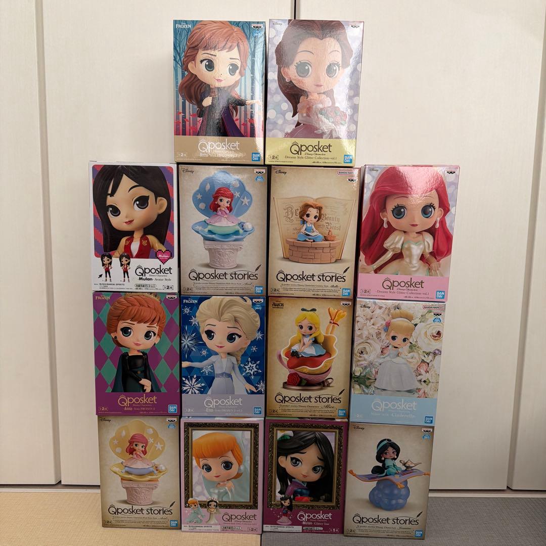 ディズニー Qposket フィギュア 15体セット