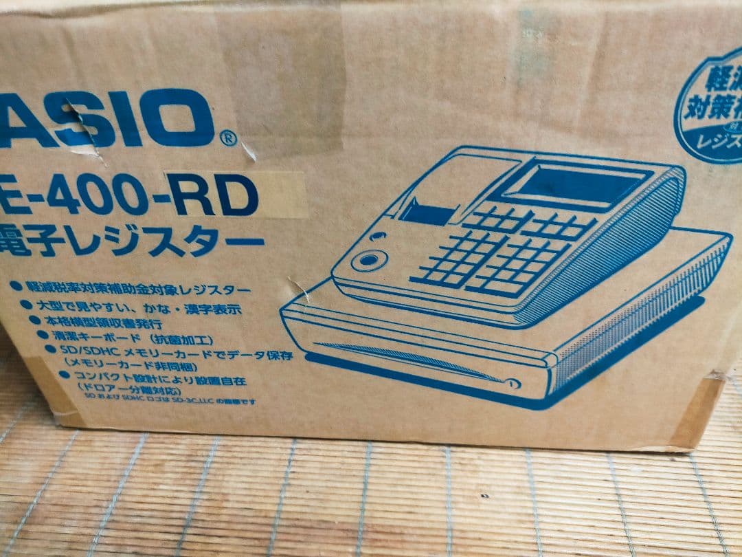 カシオレジスター　TE-400　フル設定無料　PC連携売上管理　901779