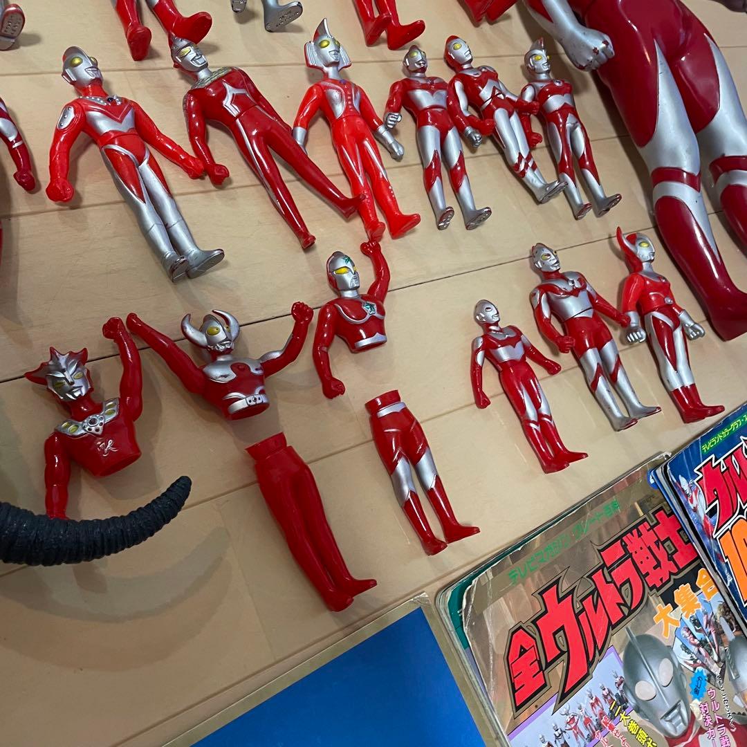 ウルトラマン　ゴジラ　レア　レトログッズまとめ売り　ソフビ　Ultraman
