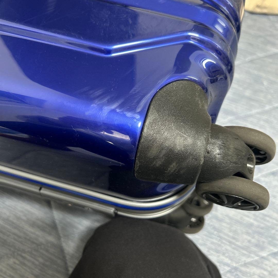 【定価の半値以下】トラべリストスーツケース ネイビー×オレンジ 63L