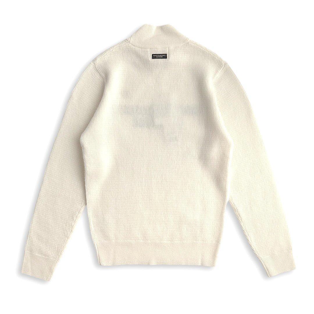 553マスターバニー レディース ゴルフウェア ウールカシミヤニット 白 1 M