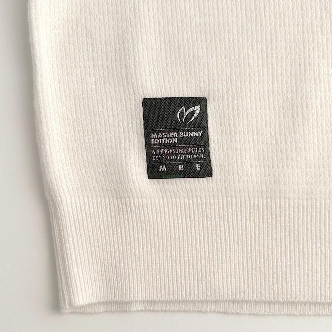 553マスターバニー レディース ゴルフウェア ウールカシミヤニット 白 1 M