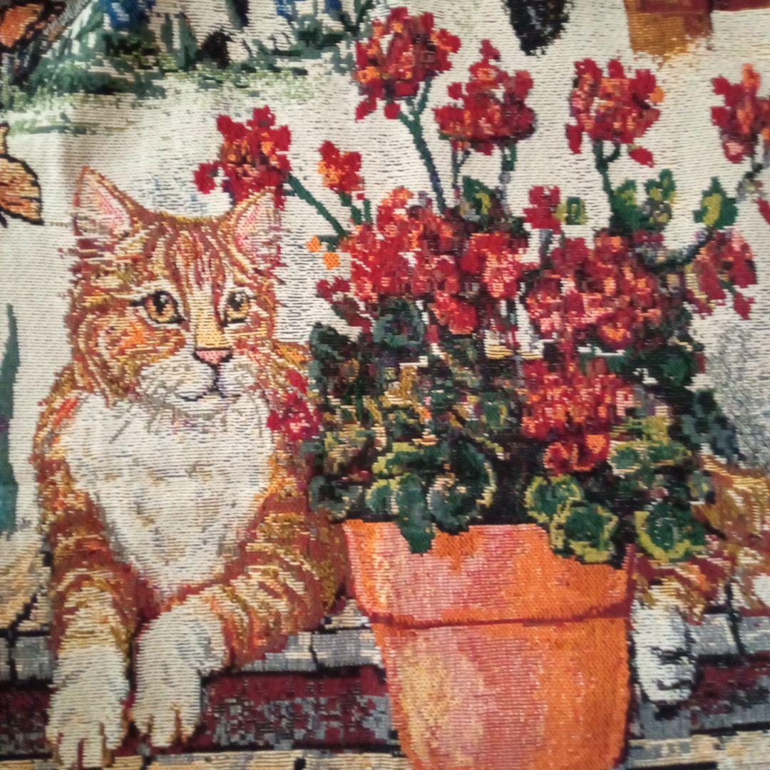 新品♥海外からやってきた物♥猫のタペストリー　ブランケット　ベッドカバー