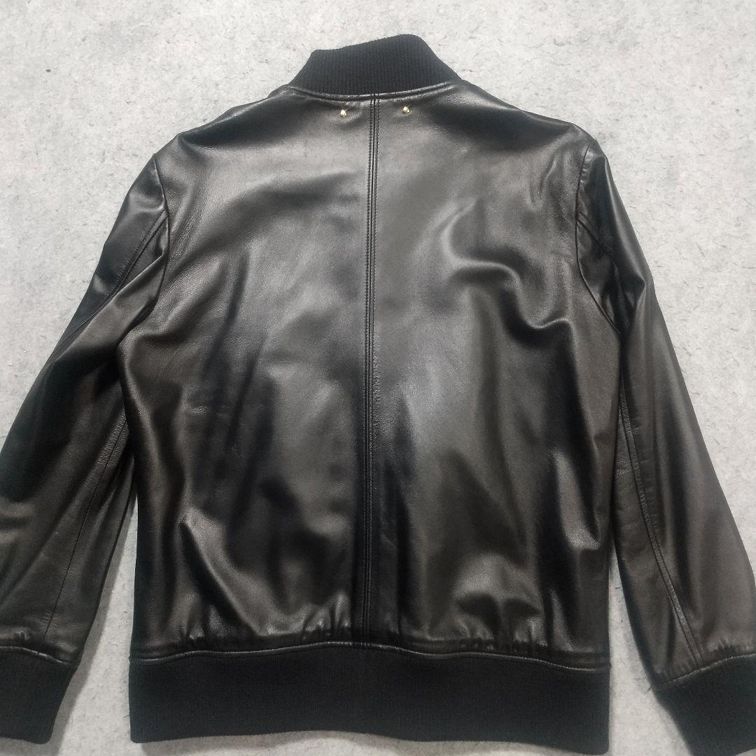 極美品 希少 ポールスミス レザージャケット ブルゾン ma1 ボンバー 現行