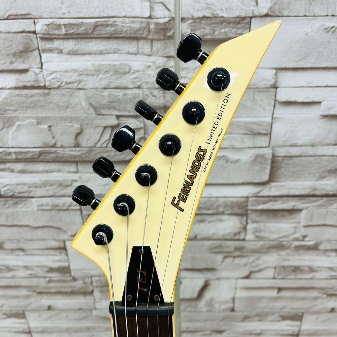 FERNANDES エレキギター テレキャスシェイプ TEJシリーズ ホワイト