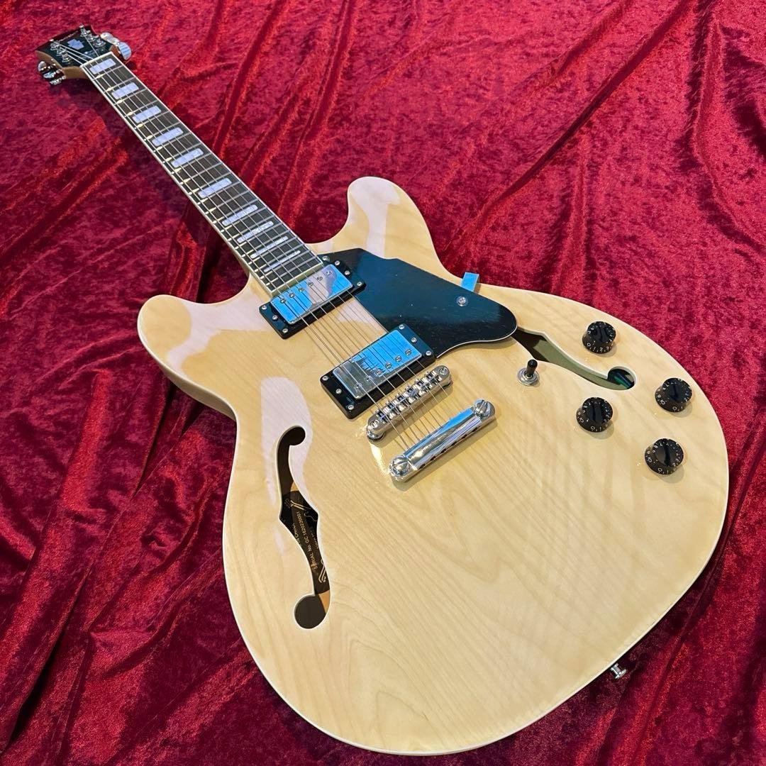 美品 メンテ済 Grote セミアコ エレキギター ES335タイプ