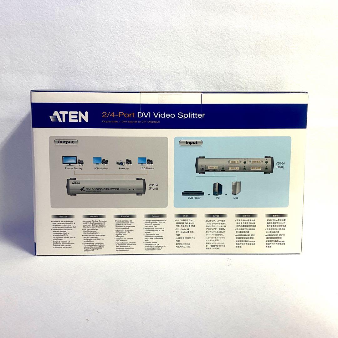 【未開封】ATEN DVI分配器 4ポート VS-164