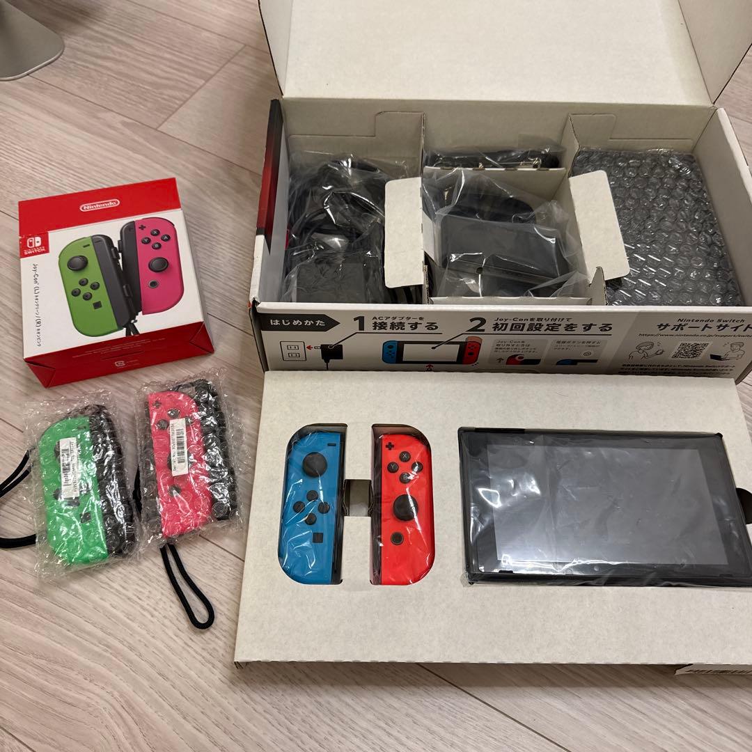 Nintendo Switch本体一式+ジョイコンセット