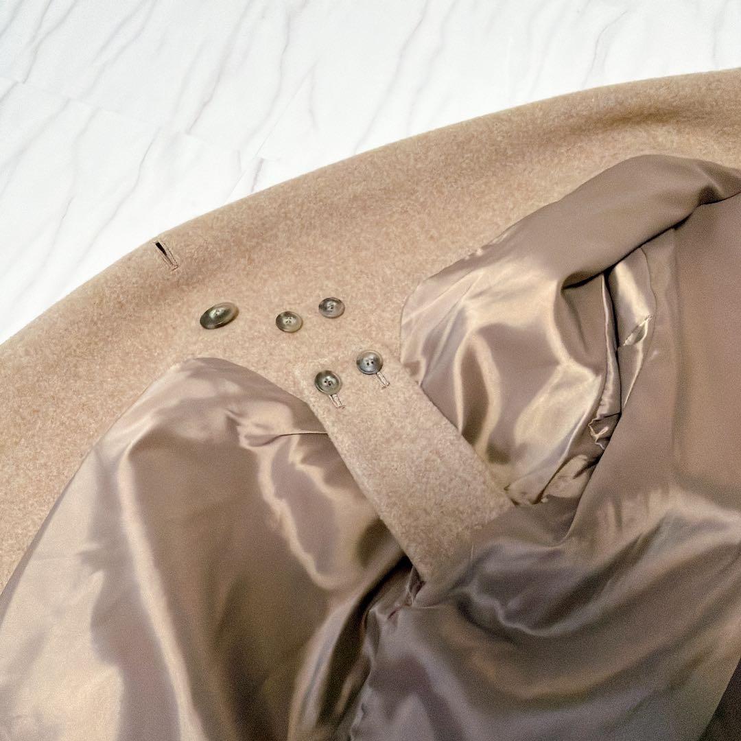 北欧、暮らしの道具店 3WAYアレンジ襟のかろやかチェスターコート ベージュ