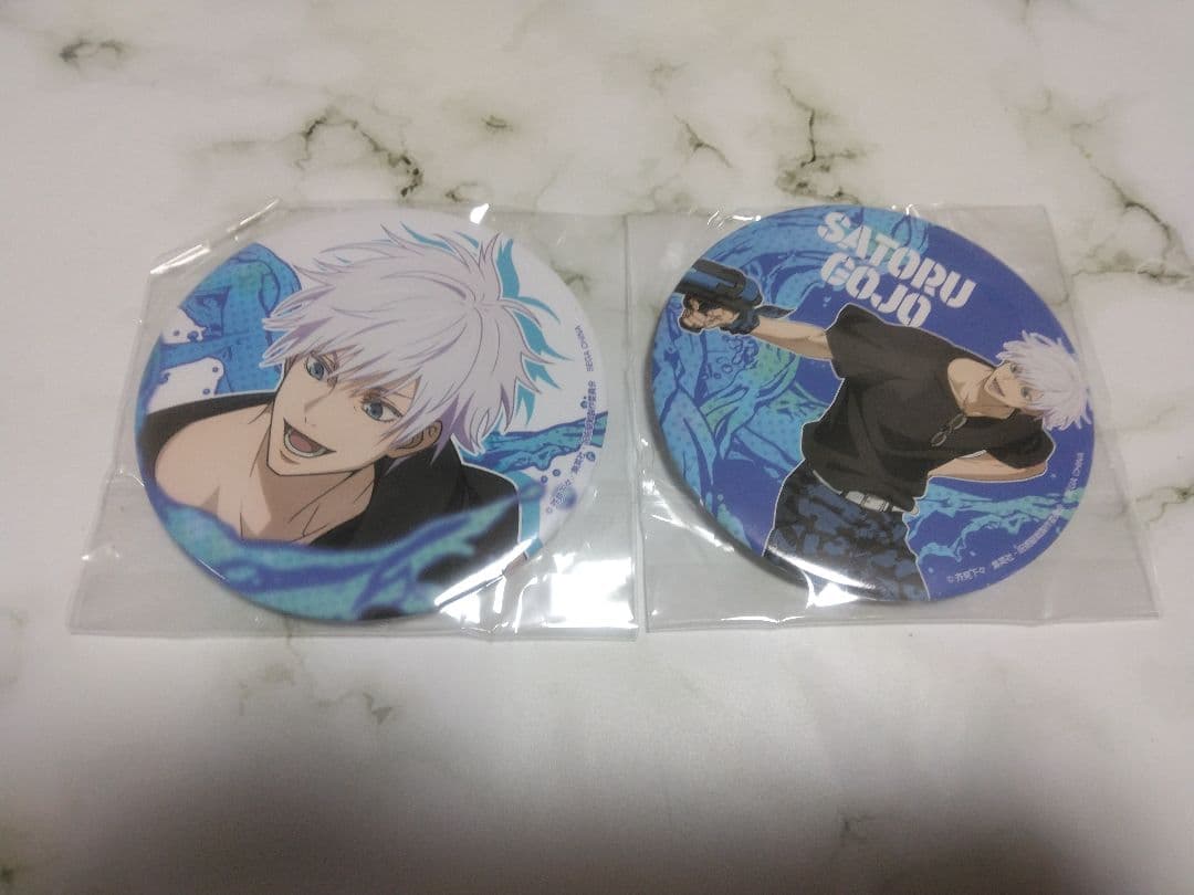 呪術廻戦セガラッキーくじスプラッシュバトル五条悟バッジ新品