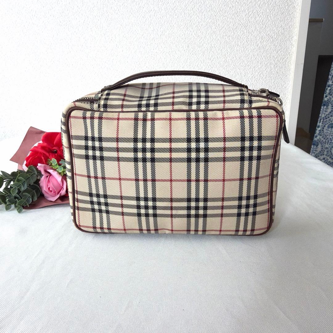 豪華 BURBERRYバーバリー ノバチェック柄 ビジネスケース×ポーチ セット