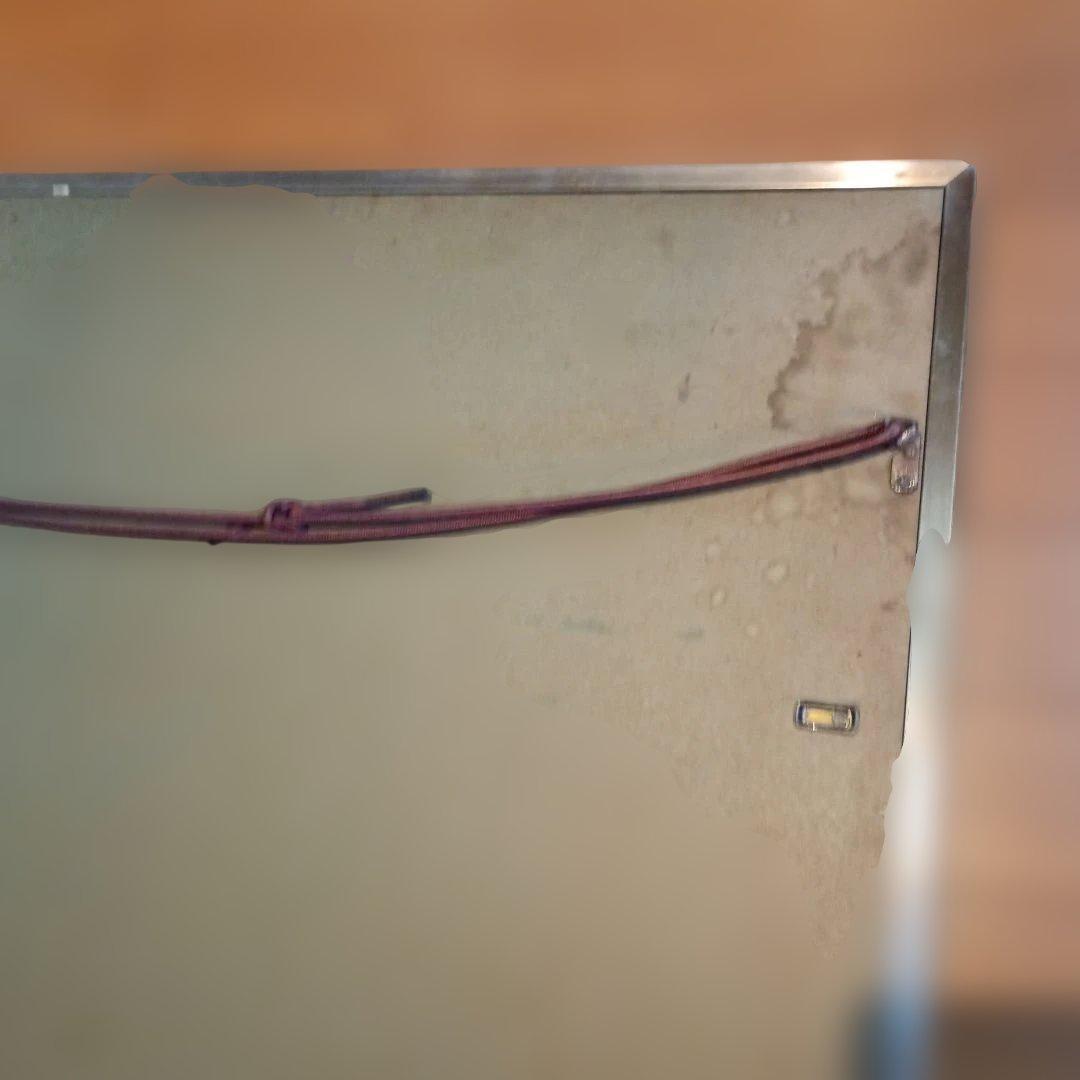 富士山と湖　 日本画 アルミフレーム　辰雄