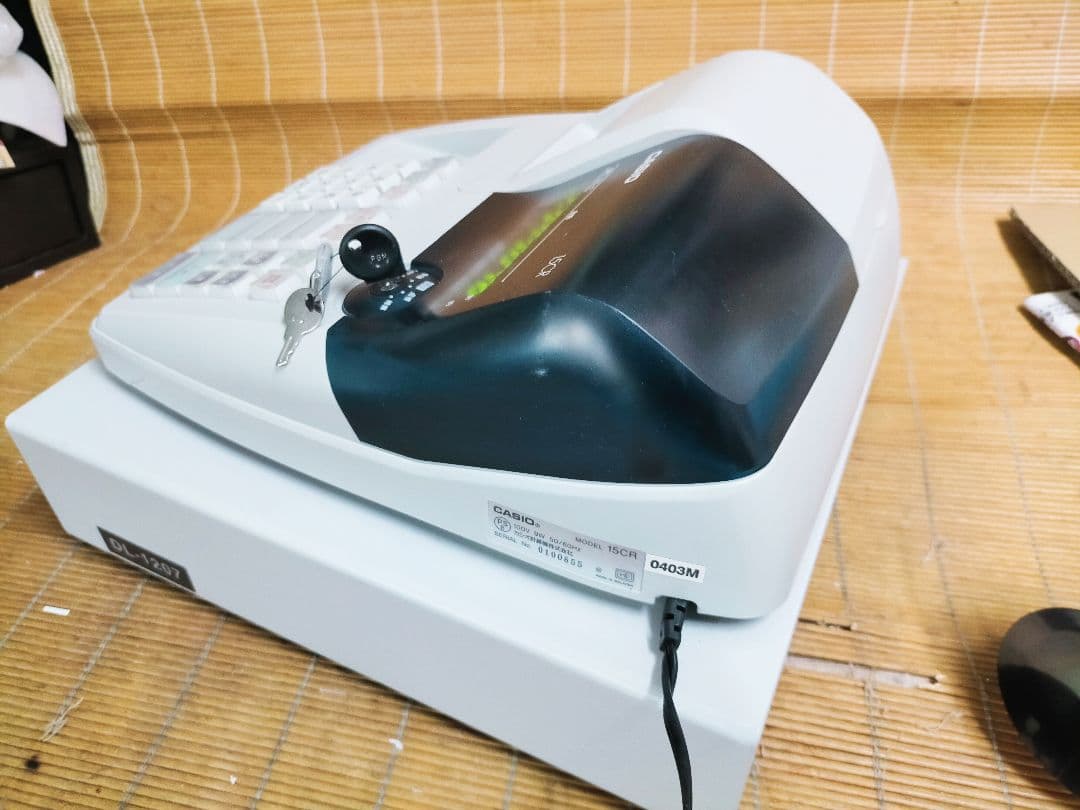 カシオレジスター　15CR　簡単便利特殊　送料込　021270