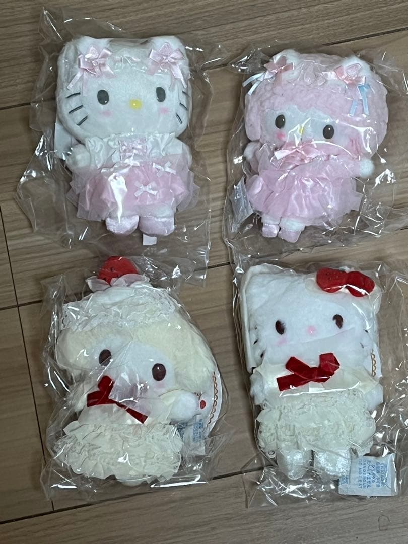 サンリオ　マスコットバッグチャーム（ショートケーキ） 等4点まとめ売り