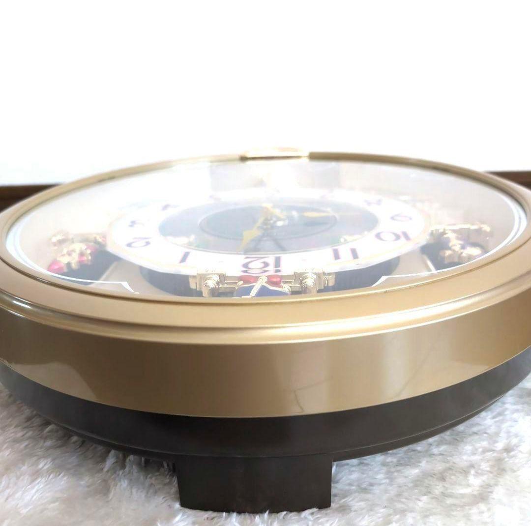 【美品】SEIKO からくり時計 電波時計 ウェーブシンフォニークリスマスソング