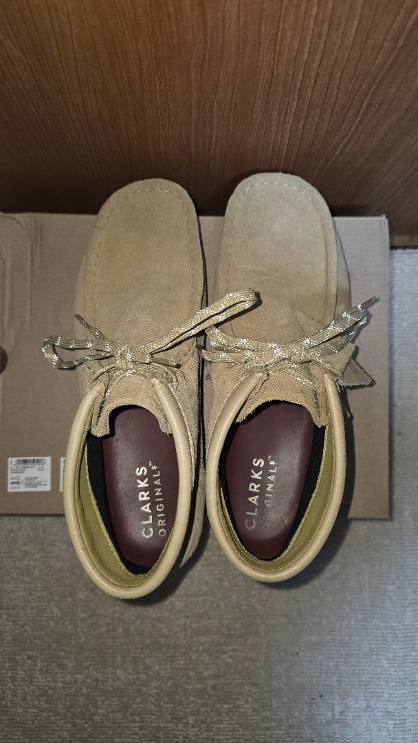 CLARKS ワラビーブーツ GORE-TEX メープルスエード