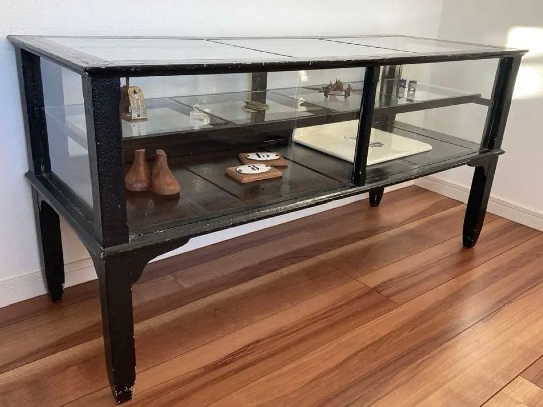 アンティークガラスショーケース