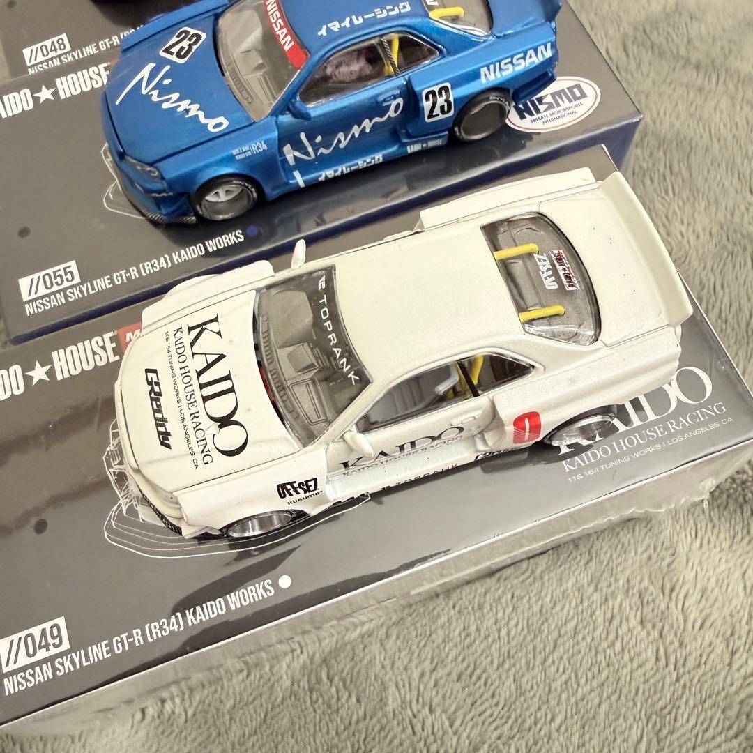 ミニカー KAIDO HOUSE GT-R R34 //048 049 055
