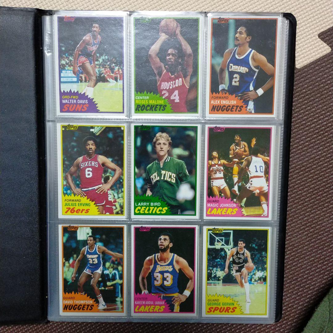 NBAカード topps 81 82 コンプリート　Larry Bird RC