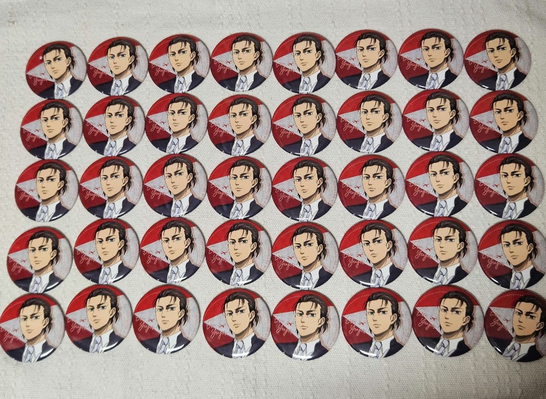 進撃の巨人 スターフライヤー エレン 缶バッジ