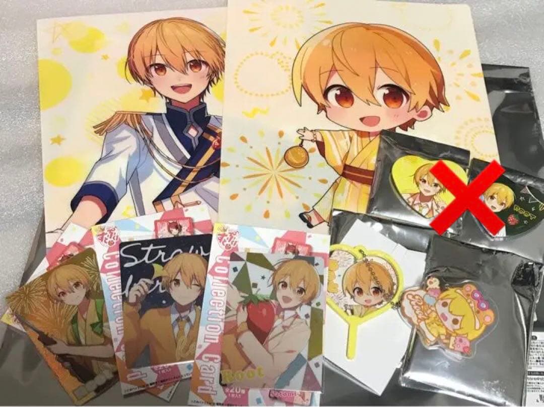 苺文化祭 るぅとくん クリアファイル コレクションカード アクリルバッジ うちわ