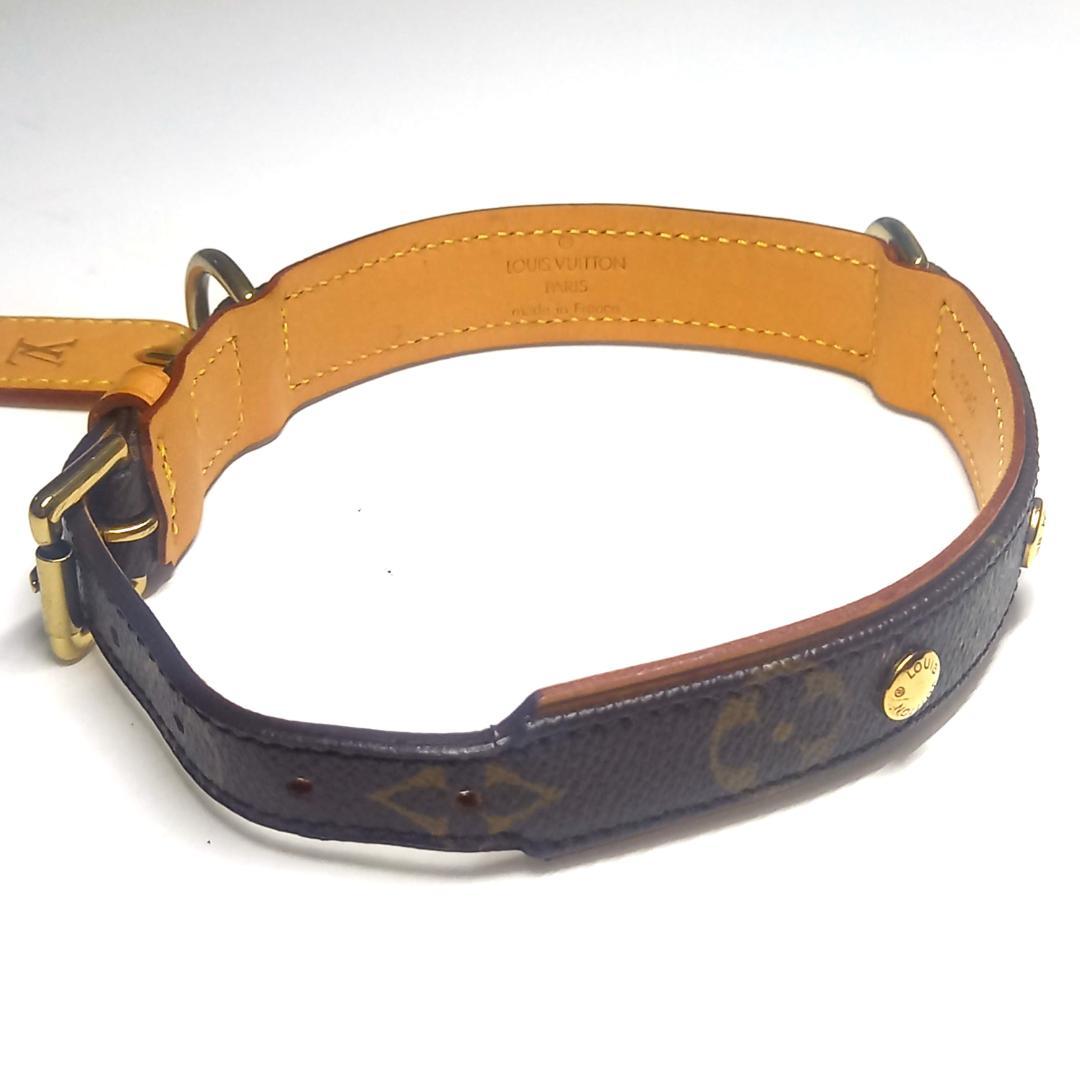 良品 ルイヴィトン 首輪 ドッグ・カラー 中型犬 ペット コリエバクスターMM