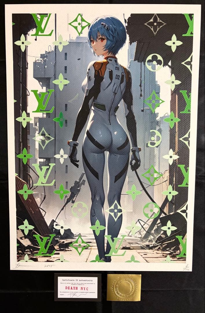 世界限定100枚 DEATH NYC アート ポスター ev01