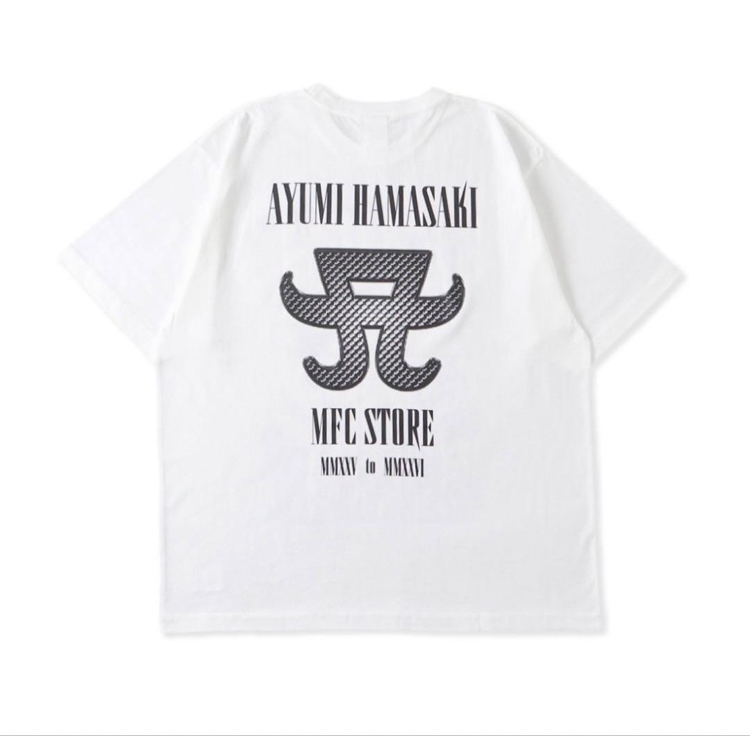 浜崎あゆみ　mfc store Tシャツ　ホワイト　Mサイズ