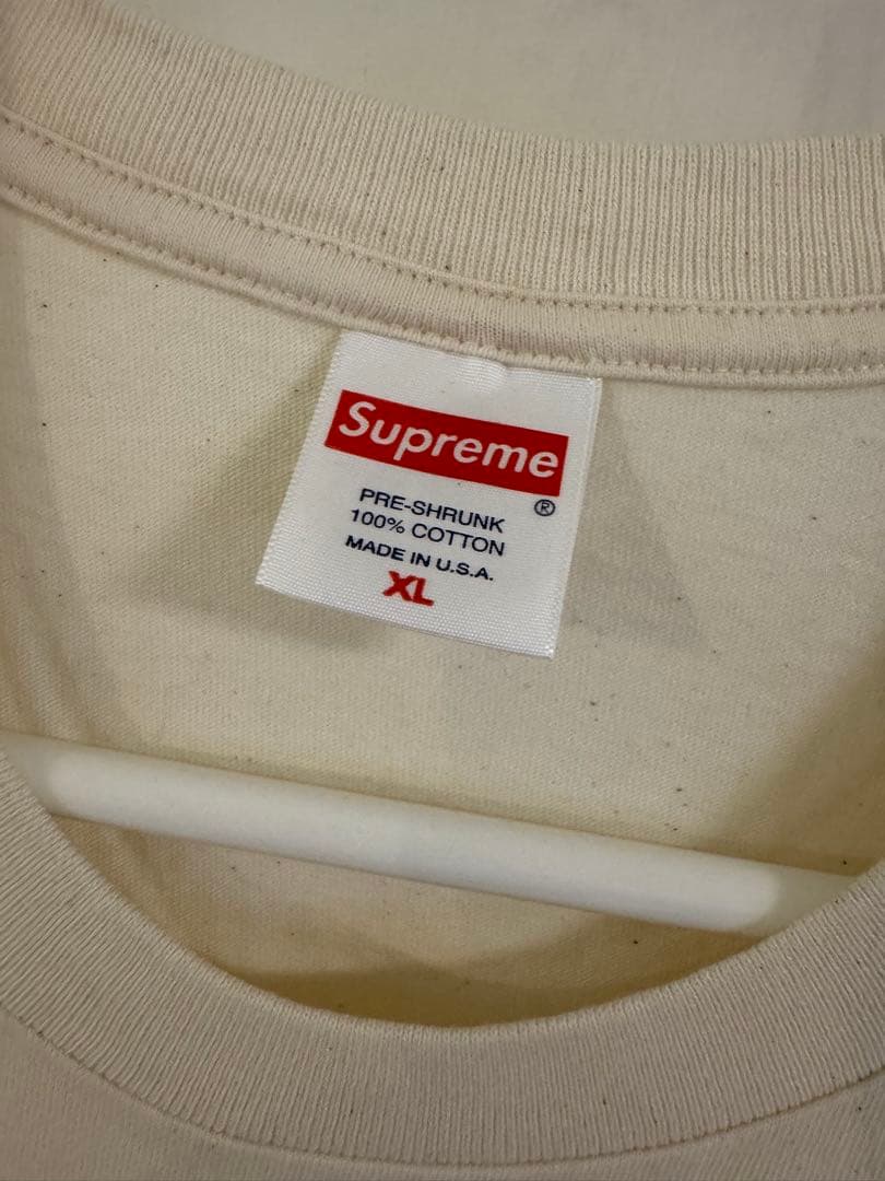 T*様 Supreme Cross Box Logo Tee \"Natural\"