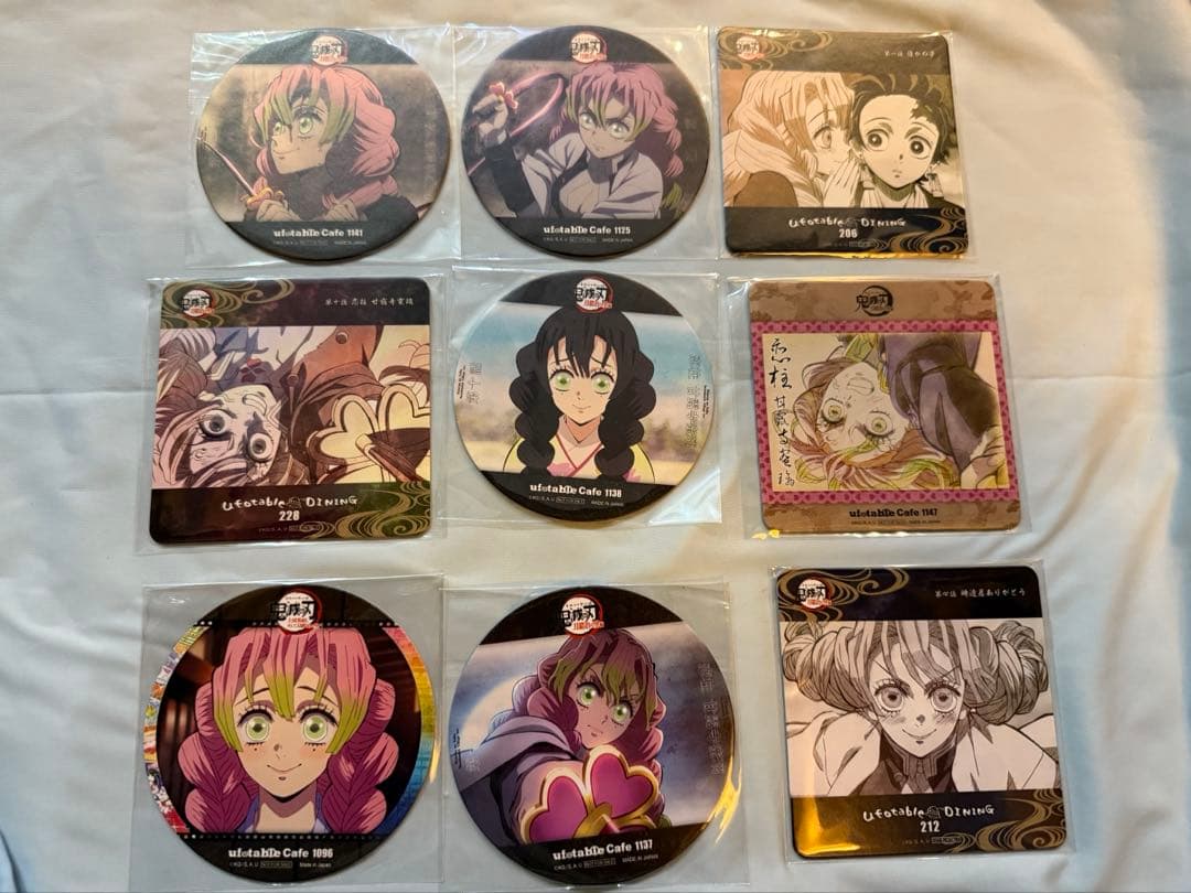 ufotable cafe コースター　甘露寺蜜璃9枚セット