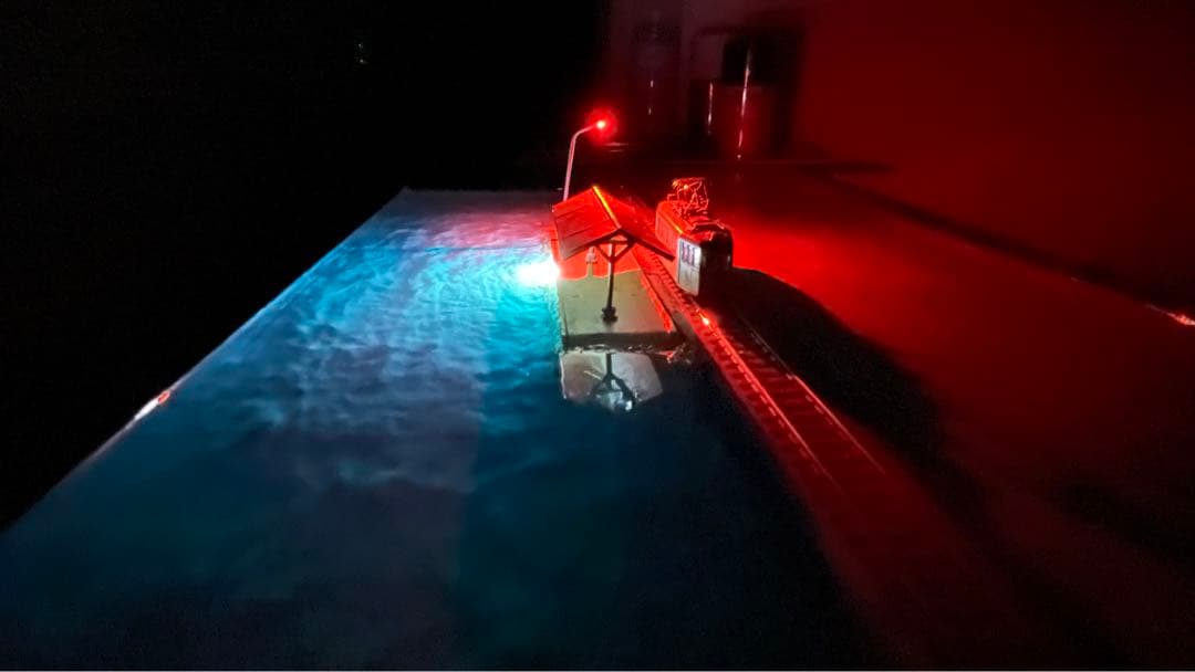 千と千尋の神隠し風　海原鉄道　ジオラマ