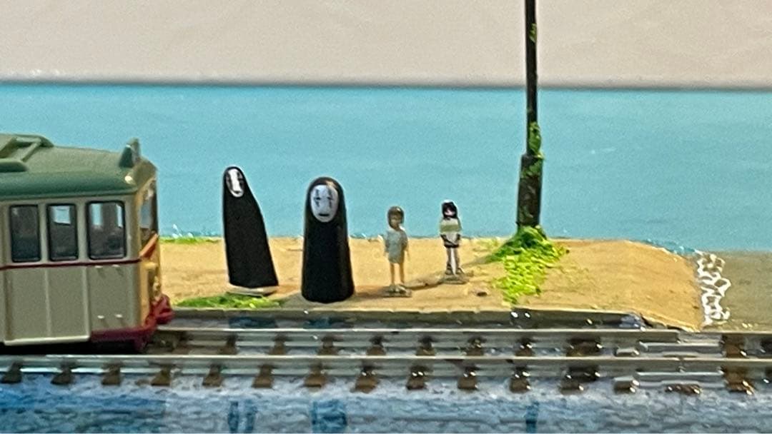 千と千尋の神隠し風　海原鉄道　ジオラマ