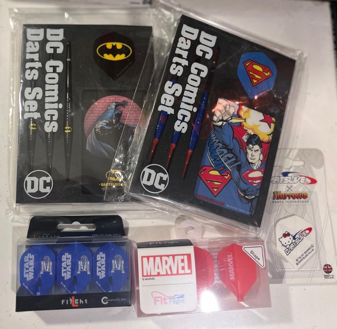 ダーツライブ　DC Comics & Marvel ダーツセット　おまけつき