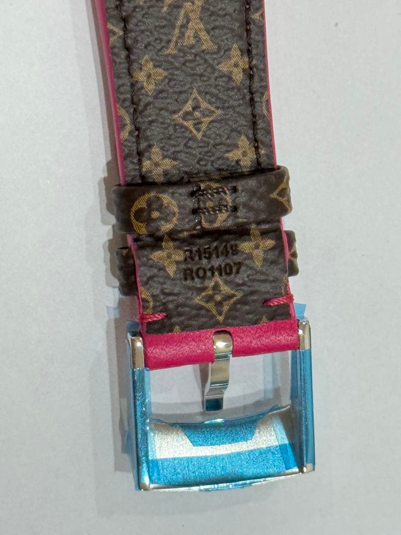 未使用　シール付き　ルイヴィトン 純正タンブールナノ　モノグラム　替え　ベルト