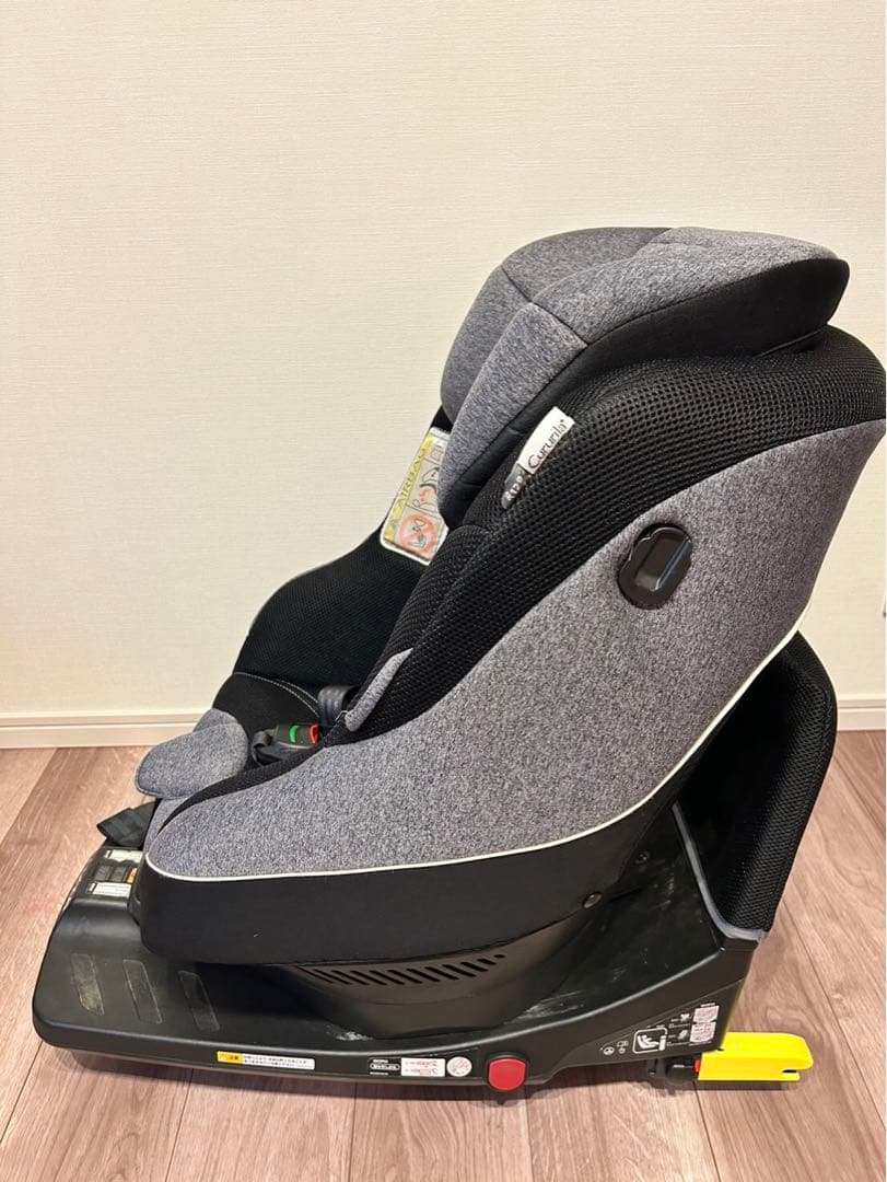 Aprica ISOFIX 回転式チャイルドシート グレー　クルリラ　プラス