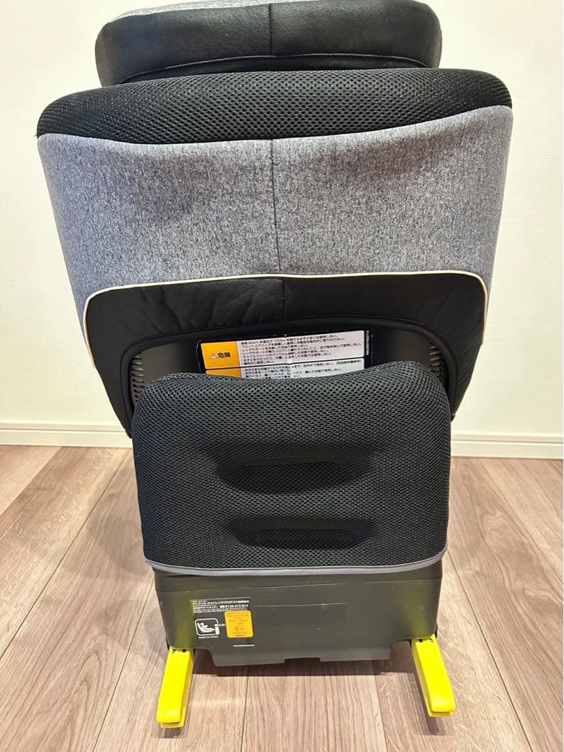 Aprica ISOFIX 回転式チャイルドシート グレー　クルリラ　プラス
