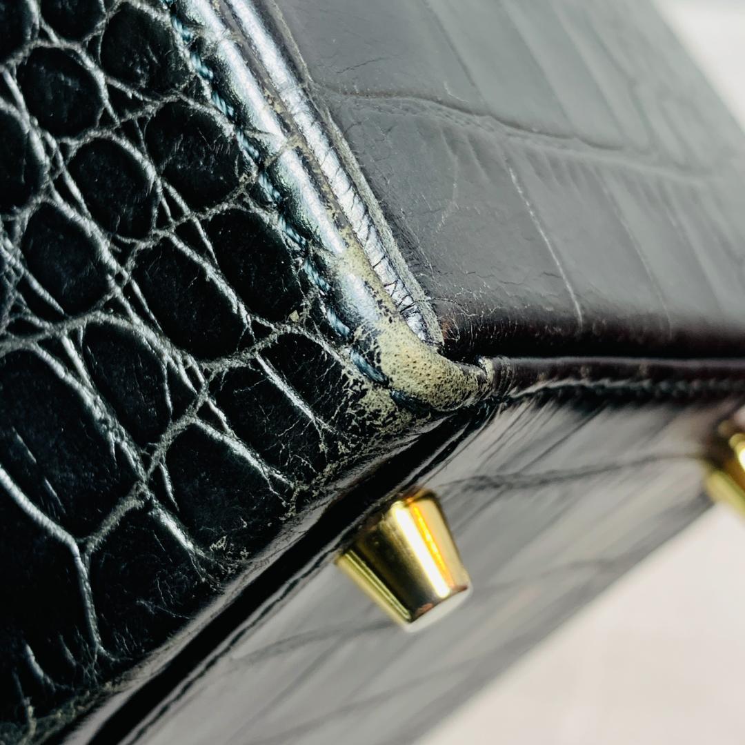 パ*ム様 ジャンニヴェルサーチ ハンドバッグ バニティバッグ サンバースト クロ