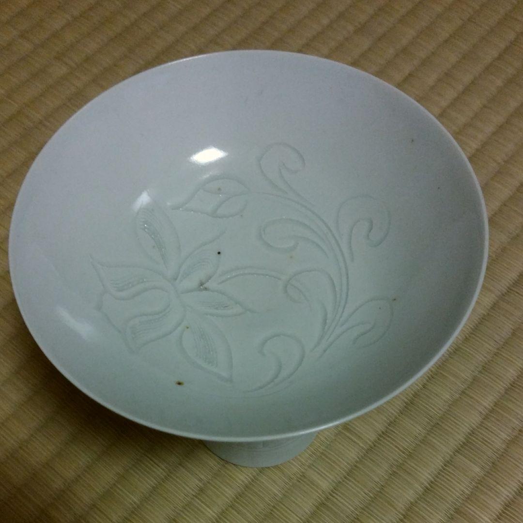 小森忍　文彬亭造　高台皿一対、青磁高台皿