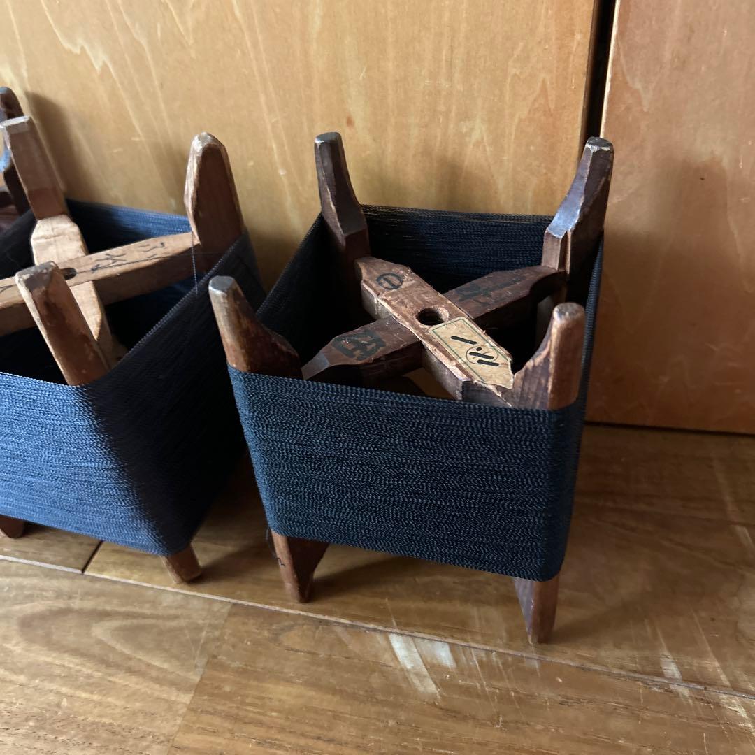 ガルバドスまとめ割引 アンティーク　糸巻き6個　糸枠　8個　メルカリ便発送