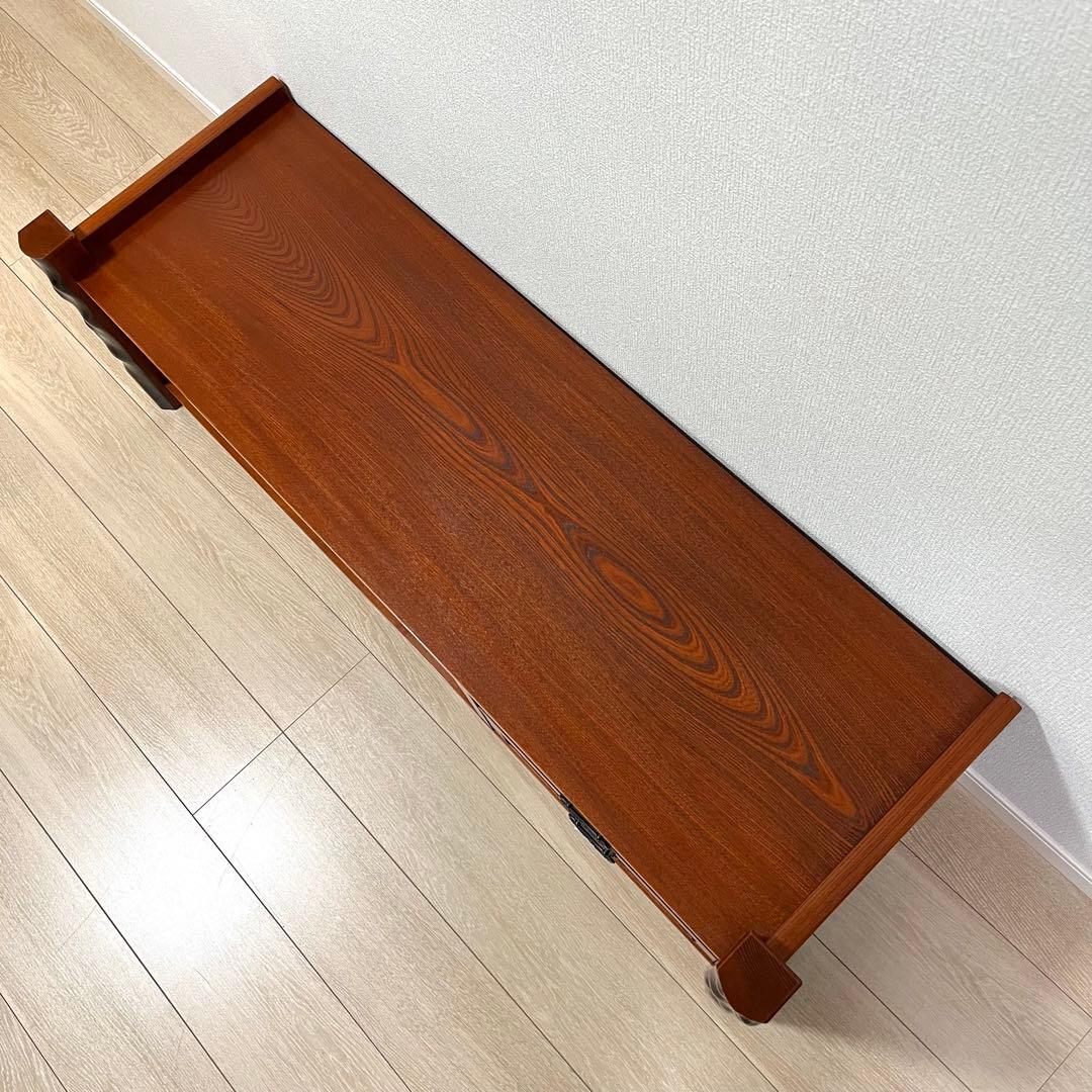 （ち05）【からくり隠し箱付き】置床 置き床 ローボード テレビ台 飾り台 花台