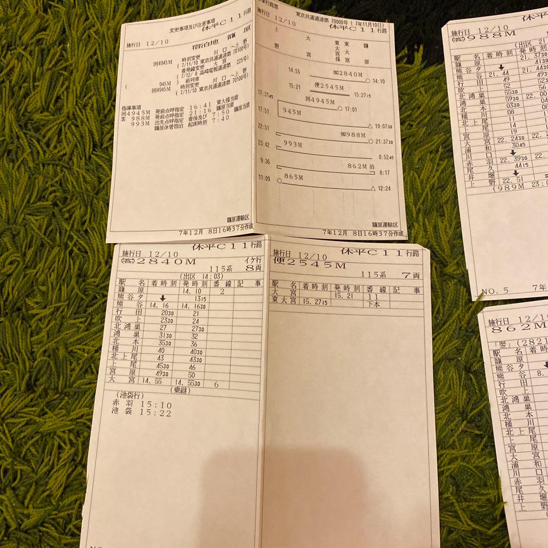 鉄道　スタフ　ミニ　籠原区