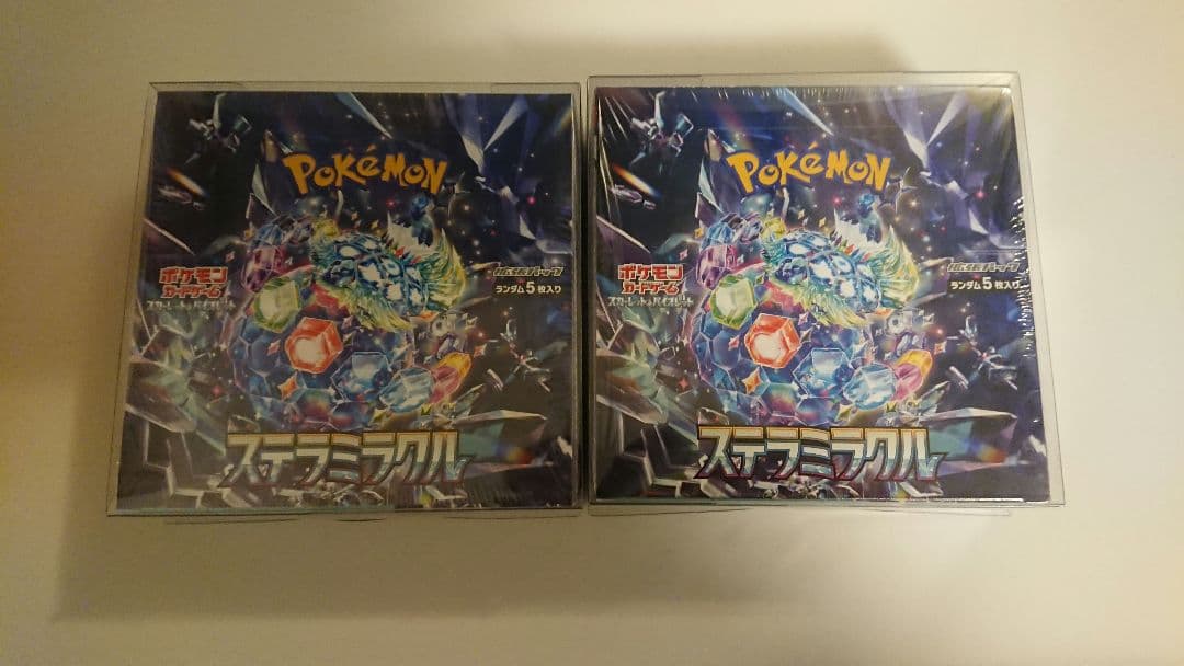 ステラミラクル シュリンク付き 2BOX 新品 未開封品 ポケモンカードゲーム
